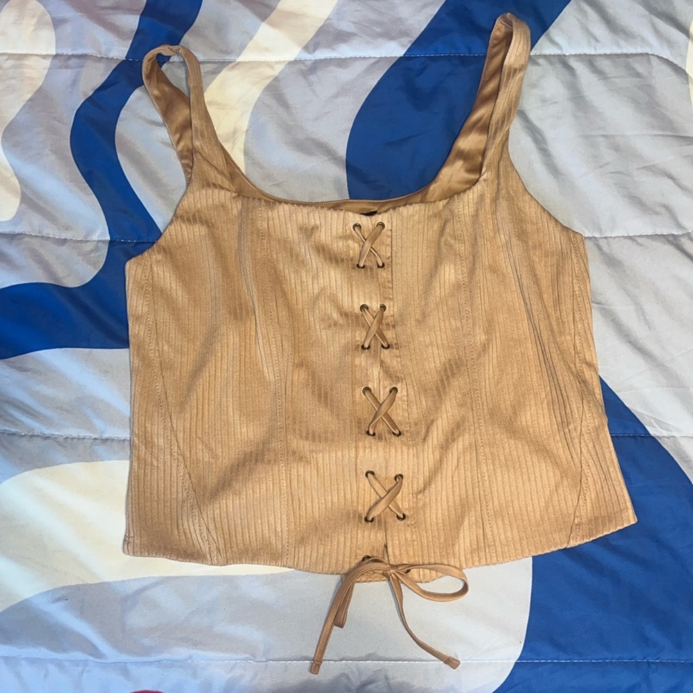 Never worn with tags womens crop top